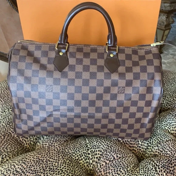 Excellent Condition Damier Ebene Speedy 35 - Picture 1 of 15